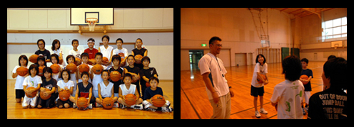 月寒ミニバス少年団の様子