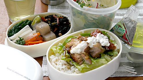 鶏の照り焼きタルタルマヨ弁当