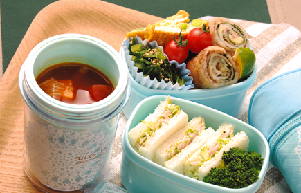 あったか・ミネストローネスープのおべんとう