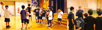 札幌月寒ミニバスケットボール少年団練習風景